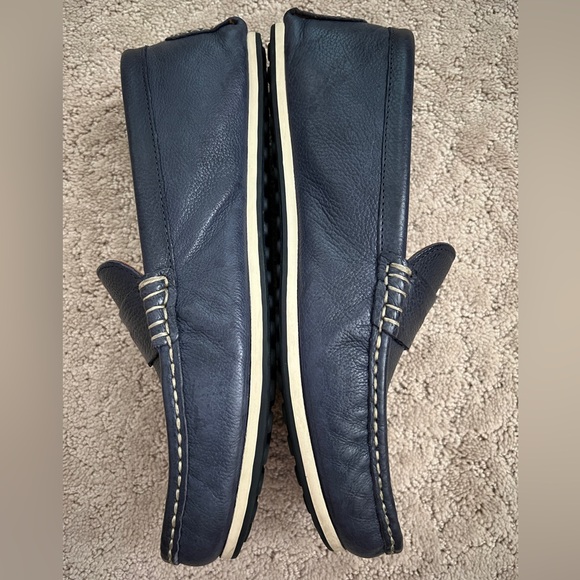 Allen Edmonds Turner Navy Blue Penny Loafer - Picture 6 of 9